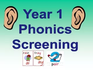 Year 1  Phonics Screening