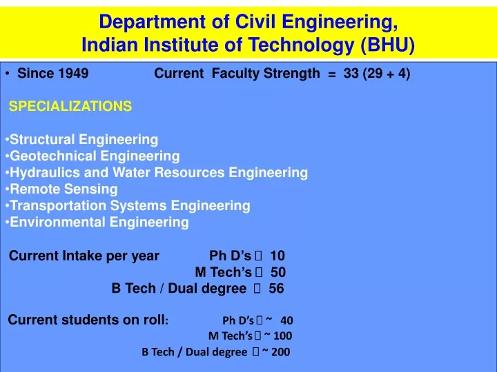 department of civil engineering indian institute