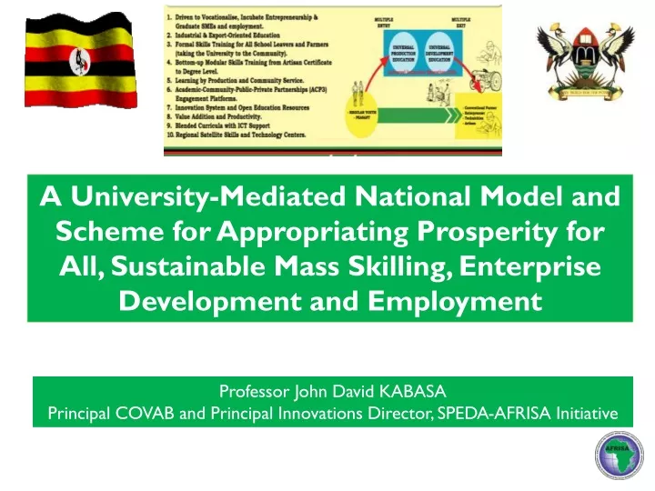 a university mediated national model and scheme