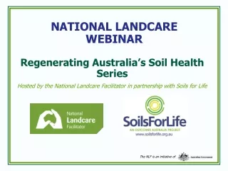 NATIONAL LANDCARE  WEBINAR