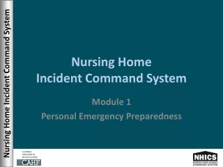 Nursing Home Incident Command System