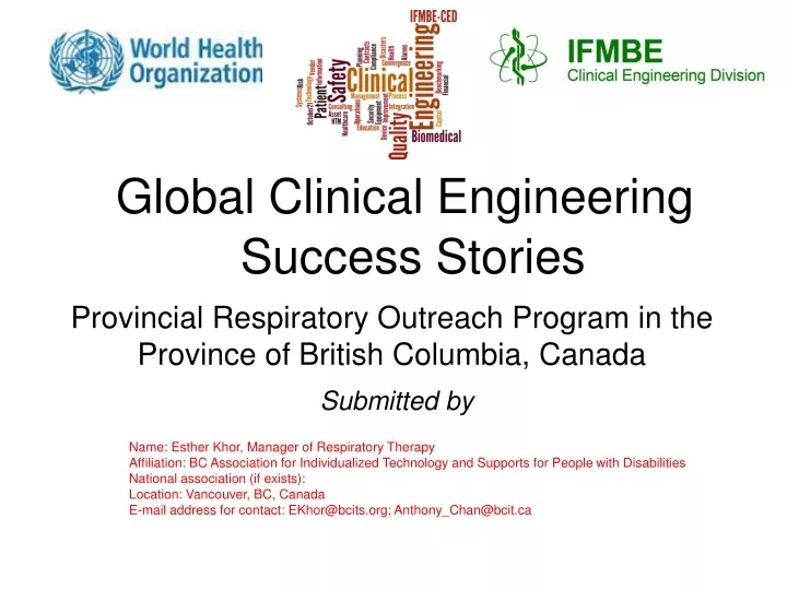 provincial respiratory outreach program in the province of british columbia canada