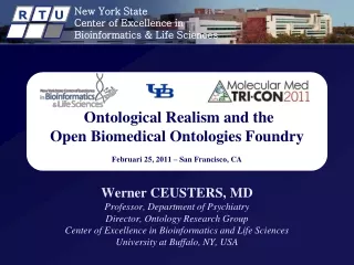 Werner CEUSTERS, MD Professor, Department of Psychiatry Director, Ontology Research Group