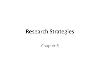 Research Strategies