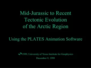 ? 1999, University of Texas Institute for Geophysics December 9, 1999