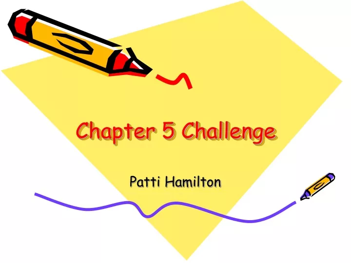 chapter 5 challenge