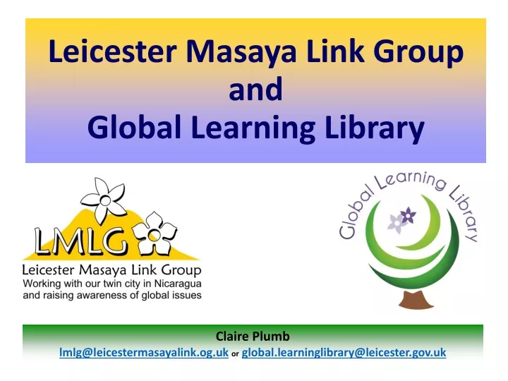 leicester masaya link group and global learning library