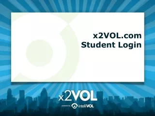 x2VOL Student Login