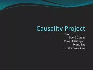 Causality Project