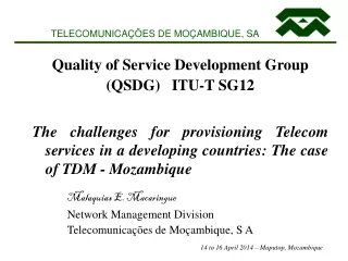 TELECOMUNICAÇÕES DE MOÇAMBIQUE, SA