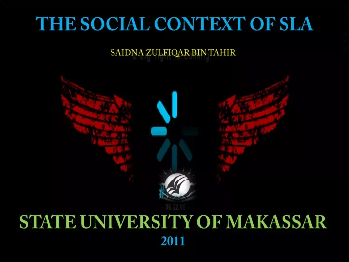 saidna zulfiqar bin tahir state university of makassar 2011