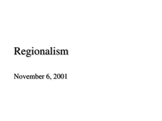 Regionalism