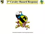 1 st  Cavalry Hazard Response