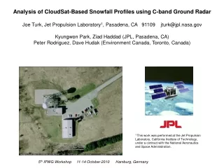 Analysis of CloudSat-Based Snowfall Profiles using C-band Ground Radar
