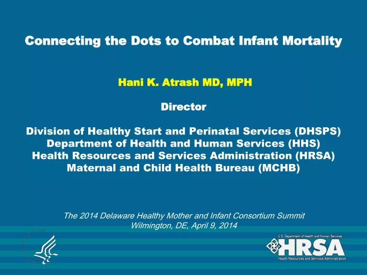 connecting the dots to combat infant mortality