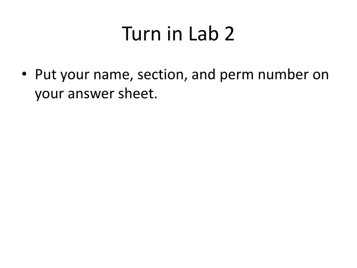 turn in lab 2