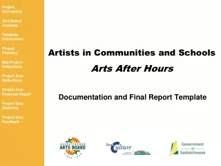 Artists in Communities and Schools Arts After Hours