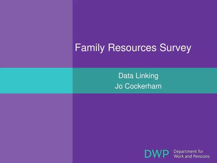 family resources survey