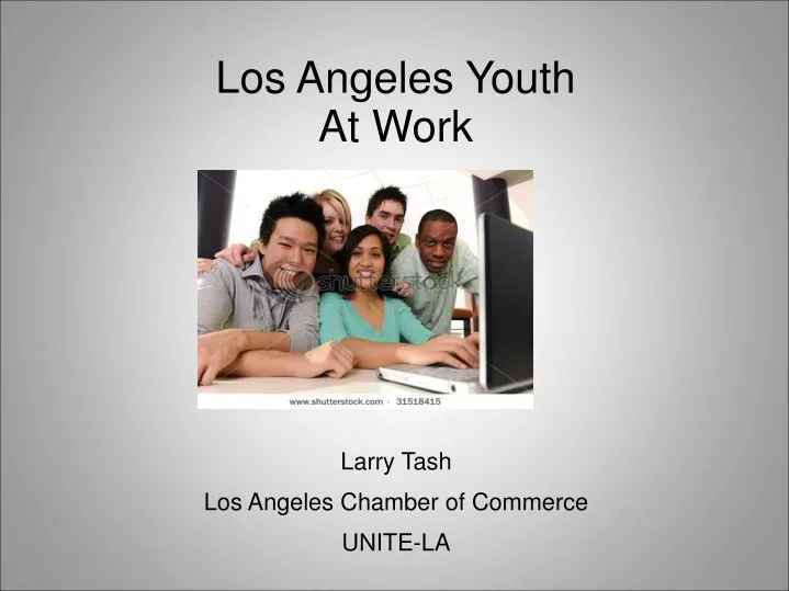 los angeles youth at work