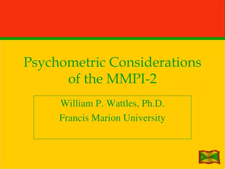 psychometric considerations of the mmpi 2