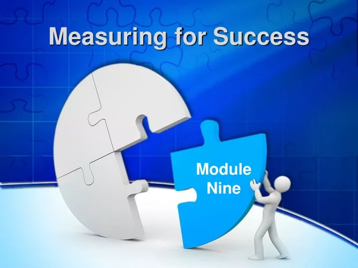 measuring for success