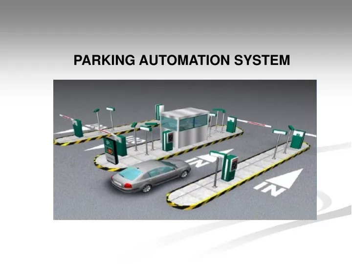 parking automation system