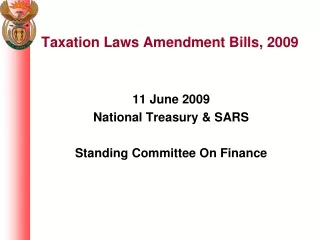 Taxation Laws Amendment Bills, 2009