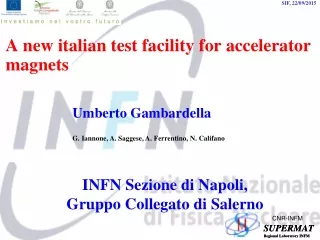 A new  italian  test facility for accelerator magnets