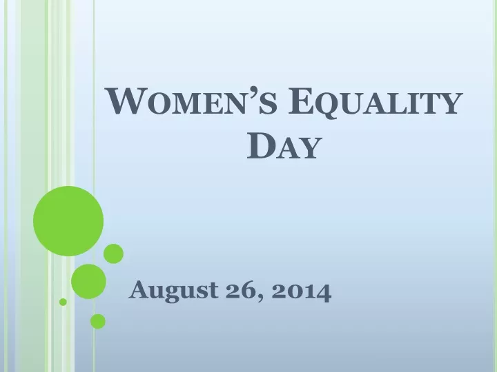 women s equality day