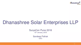 Dhanashree Solar Enterprises LLP