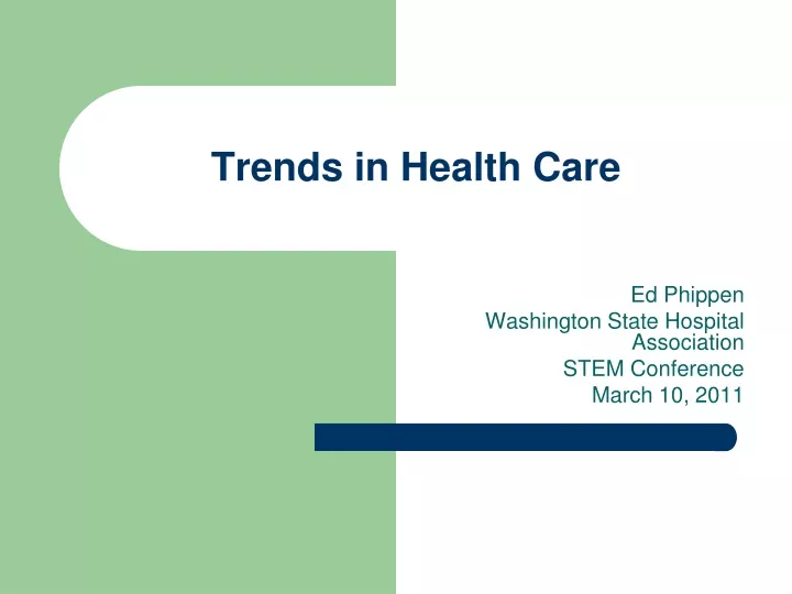 trends in health care