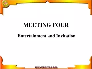 MEETING  FOUR