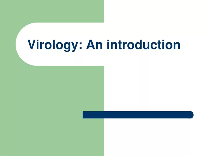 virology an introduction