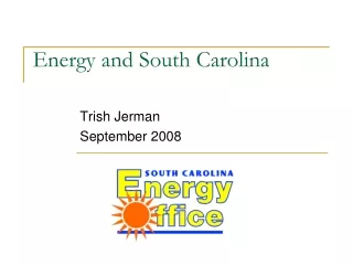 Energy and South Carolina