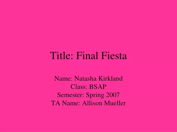 title final fiesta