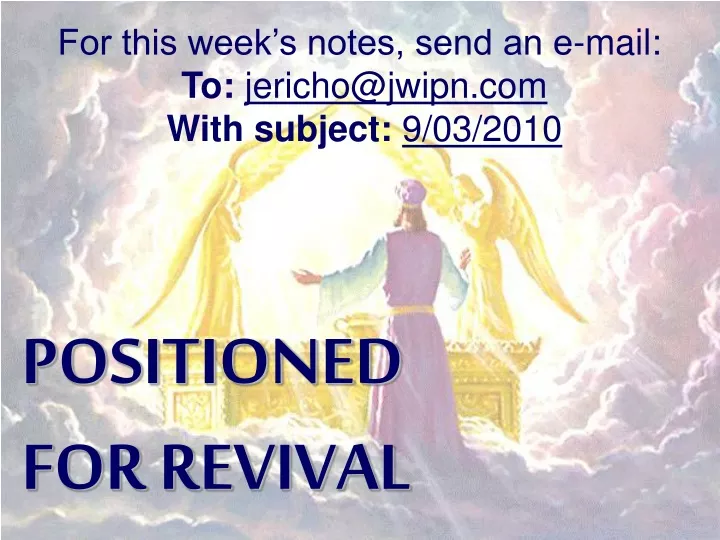 positioned for revival