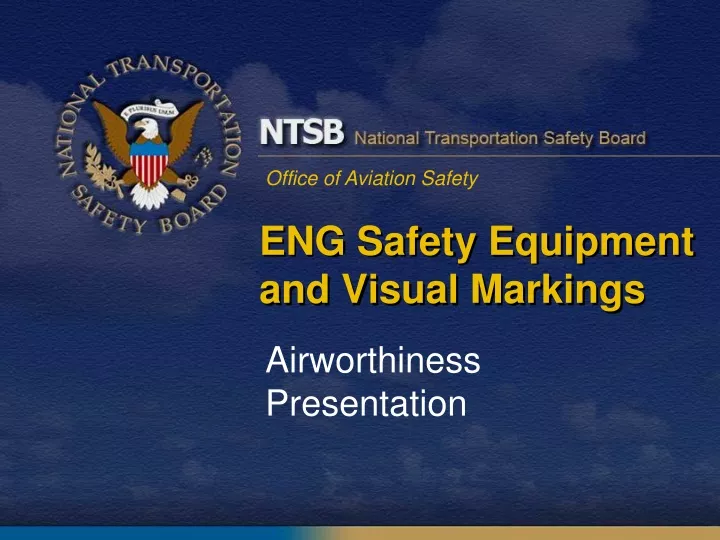 eng safety equipment and visual markings