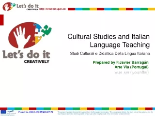 Cultural  Studies  and  Italian Language Teaching