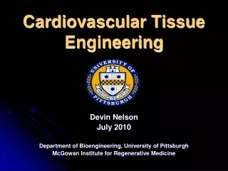 Cardiovascular Tissue Engineering