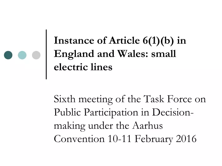 instance of article 6 1 b in england and wales