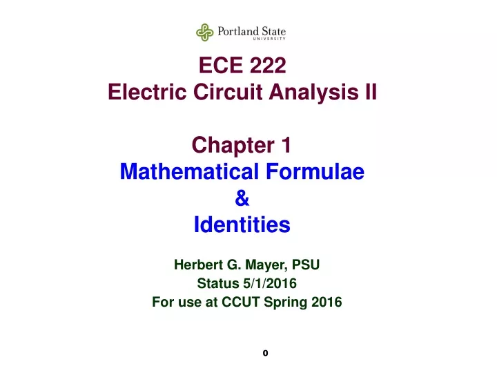 ece 222 electric circuit analysis ii chapter