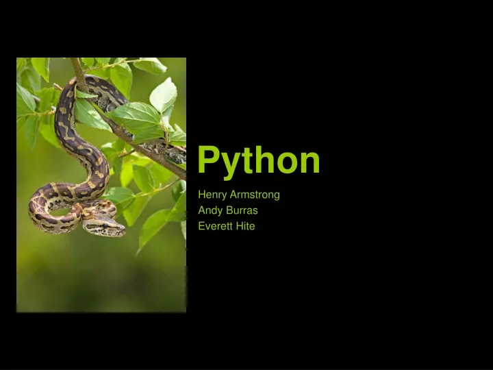 python