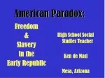 American Paradox: