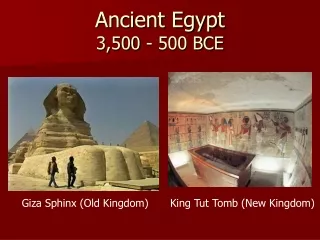 Ancient Egypt 3,500 - 500 BCE