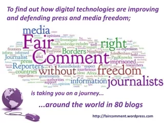...around the world in 80 blogs