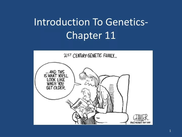introduction to genetics chapter 11