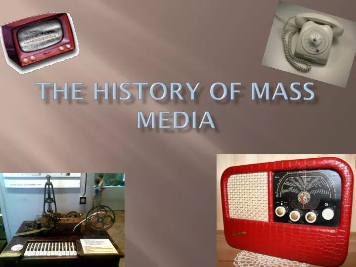 the history of mass media