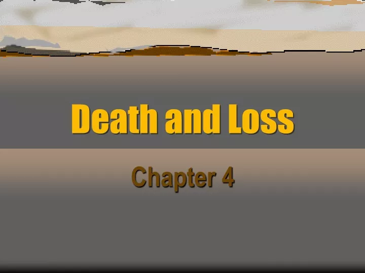 death and loss