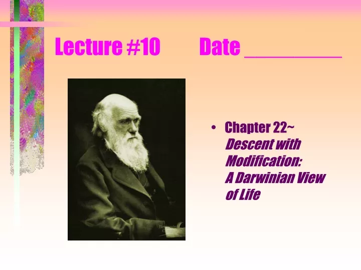 lecture 10 date