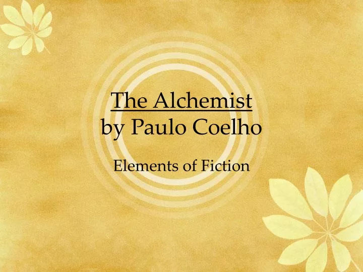 the alchemist by paulo coelho